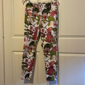 Sharon Young floral jeans. Size 6